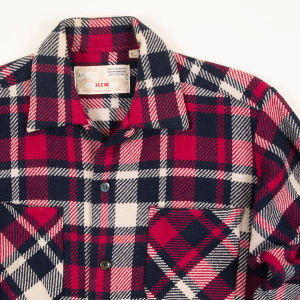 Vintage Him Plaid Overshirt Made In Japan