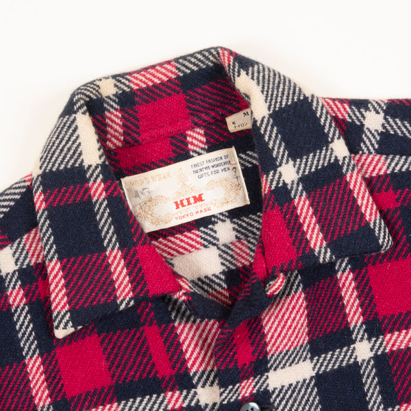 Vintage Him Plaid Overshirt Made In Japan